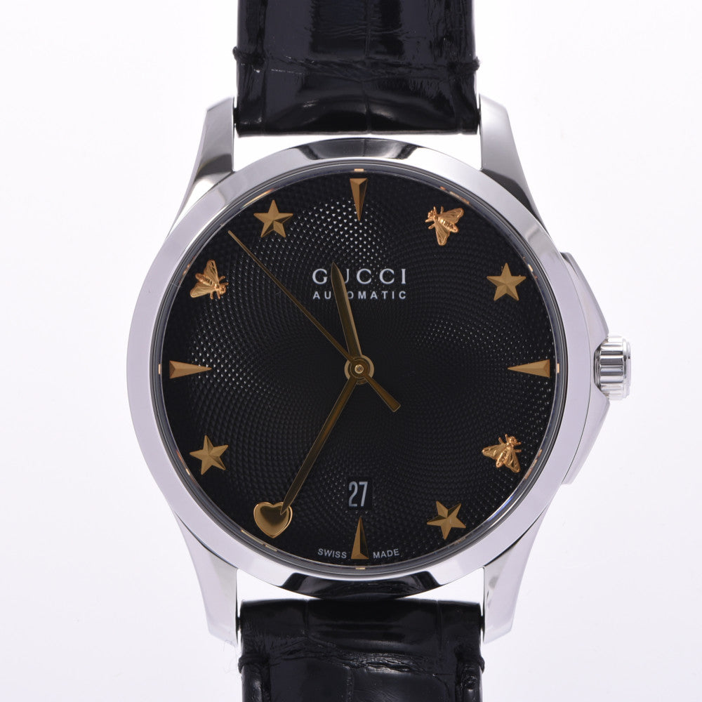 Gucci G Timeless Automatic Black Dial Watch For Women - YA126469