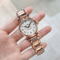 Coach Madison White Dial Rose Gold Steel Strap Watch for Women - 14502395