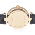 Gucci Diamantissima Mother of Pearl Dial Black Leather Strap Watch For Women - YA141505