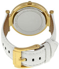 Michael Kors Parker White Dial with Diamonds White Leather Strap Watch for Women - MK2290