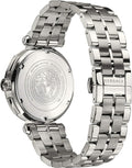 Versace Aion Chronograph Quartz White Dial Silver Steel Strap Watch for Men - VBR040017