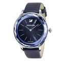 Swarovski Octea Nova Blue Dial Blue Leather Strap Watch for Women - 5295349