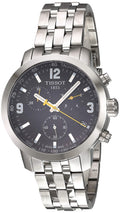 Tissot PRC 200 Chronograph Black Dial Stainless Steel Watch For Men - T0554171105700