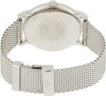 Emporio Armani Luigi Quartz Grey Dial Silver Mesh Bracelet Watch For Men - AR11069