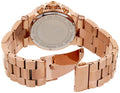 Michael Kors Dylan Rose Gold Dial Rose Gold Steel Strap Watch for Women - MK5314