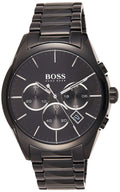 Hugo Boss Onyx Chronograph Black Dial Black Steel Strap Watch for Men - 1513365