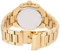 Michael Kors Camille Silver Diamonds Dial Gold Steel Strap Watch for Women - MK5756