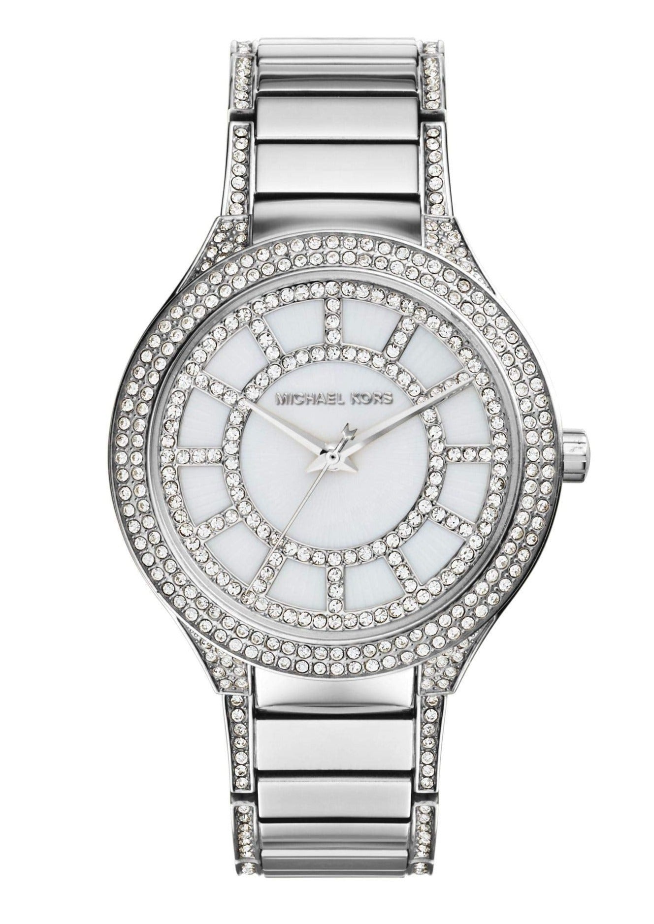 Michael Kors Kerry Silver Tone Silver Steel Strap Watch for Women - MK3311