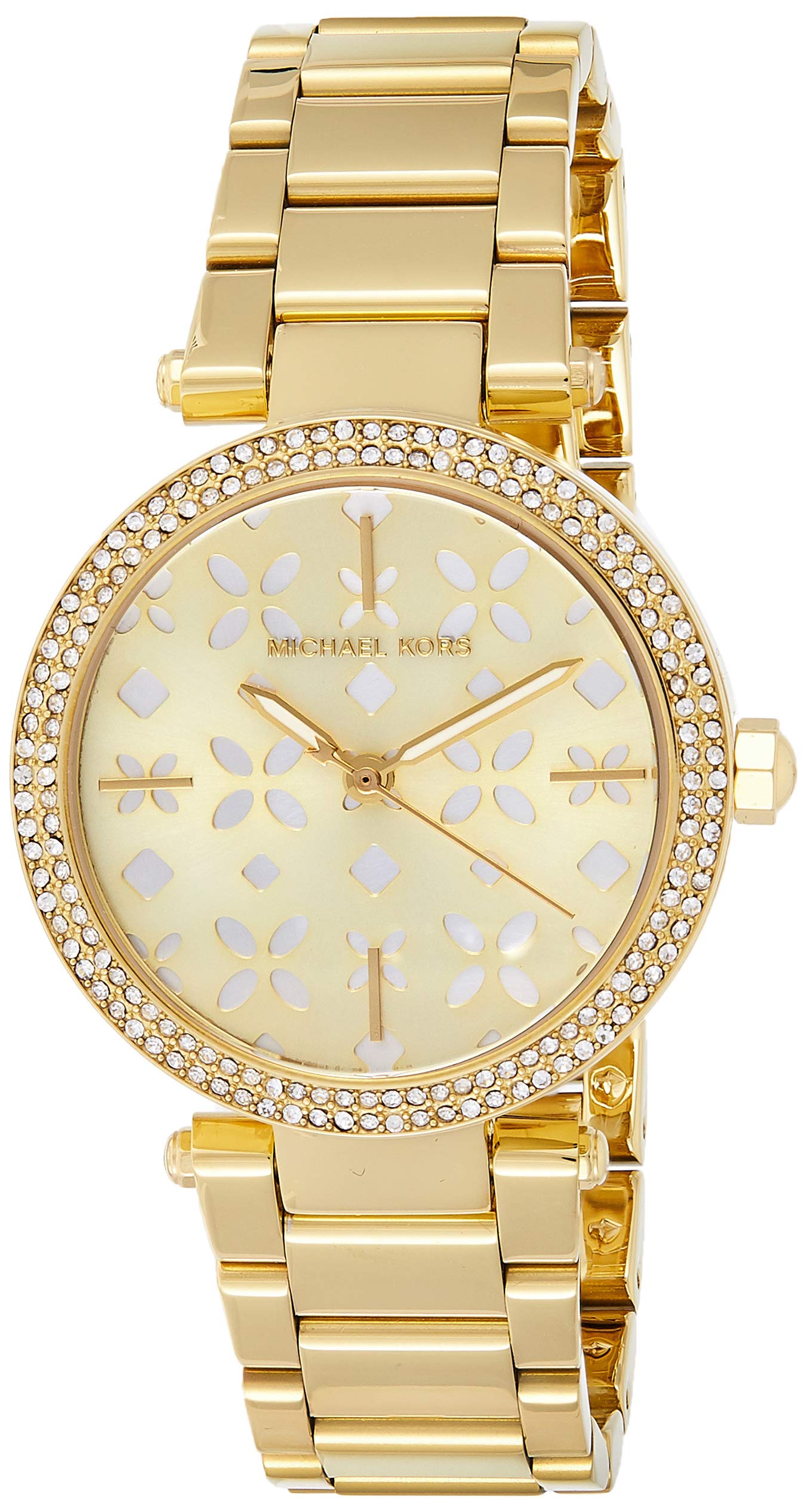 Michael Kors Parker Gold Dial Gold Steel Strap Watch for Women - MK6469