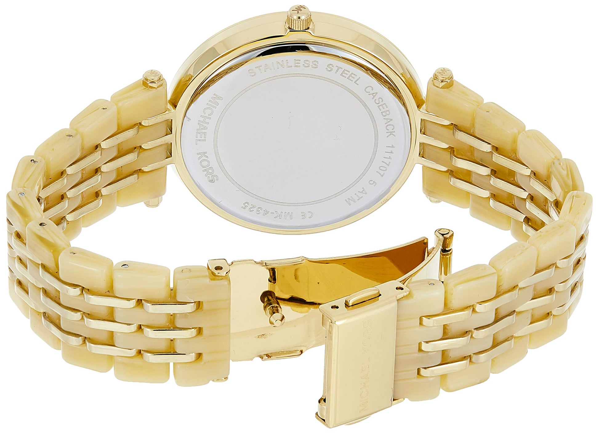 Michael Kors Darci Gold Dial Gold Steel Strap Watch for Women - MK4325