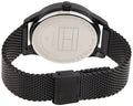 Tommy Hilfiger Damon Quartz Black Dial Black Mesh Bracelet Watch for Men - 1791420