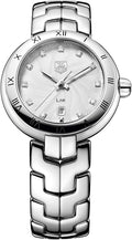 Tag Heuer Link Diamonds Mother of Pearl Dial Silver Steel Strap Watch for Women - WAT1411.BA0954