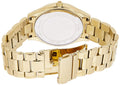 Michael Kors Slim Runway Gold Dial Gold Steel Strap Watch for Women - MK3590