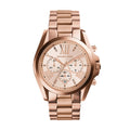 Michael Kors Bradshaw Rose Gold Dial Rose Gold Steel Strap Watch for Women - MK5503