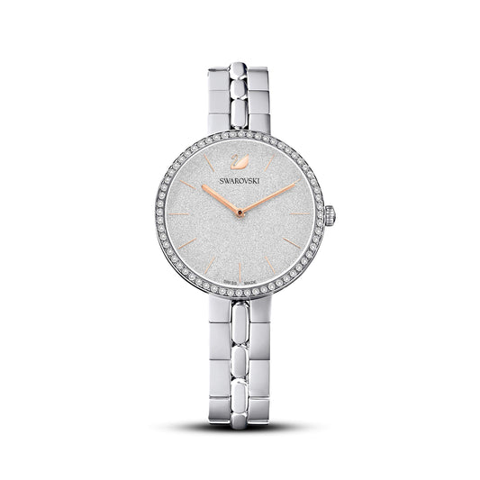 Swarovski Cosmopolitan Diamond Powder Silver Dial Silver Steel Strap Watch for Women - 5517807