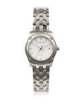 Burberry Heritage Check White Dial Silver Stainless Steel Strap Watch for Women - BU1853