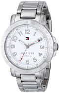 Tommy Hilfiger White Dial Silver Steel Strap Watch for Women - 1781397