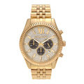 Michael Kors Lexington Gold Dial Gold Stainless Steel Strap Watch for Men - MK8494