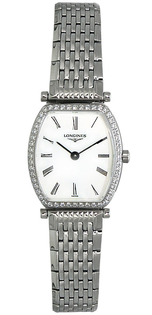 Longines La Grande Classique de Longines Tonneau 22 Diamond Watch for Women - L4.288.0.11.6