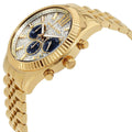 Michael Kors Lexington Gold Dial Gold Stainless Steel Strap Watch for Men - MK8494