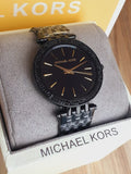 Michael Kors Darci Black Dial Black Steel Strap Watch for Women - MK3337