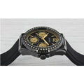 Guess Starlight Black Dial Black Rubber Strap Watch for Women - W0846L1