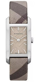 Burberry Nova Check Brown Dial Brown Leather Strap Watch For Women - BU9404