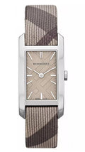 Burberry The Pioneer Grey Dial Brown Leather Strap Watch for Women - BU9504