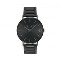 Coach Charles Black Dial Black Steel Strap Watch for Men - 14602431