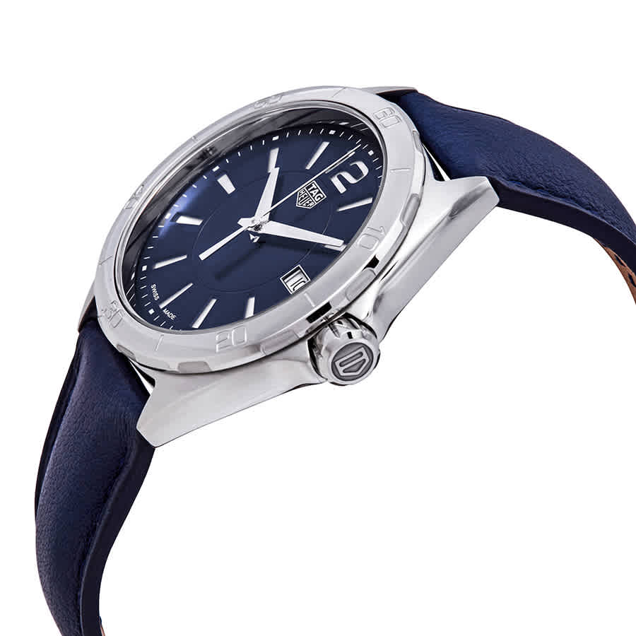 Tag Heuer Formula 1 Quartz 35mm Blue Dial Blue Leather Strap Watch for Women - WBJ1312.FC8231