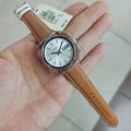 Fossil Candy White Dial Brown Leather Strap Watch for Women - ES3538