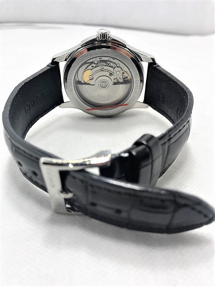 Gucci G Timeless Automatic Black Dial Watch For Women - YA126469
