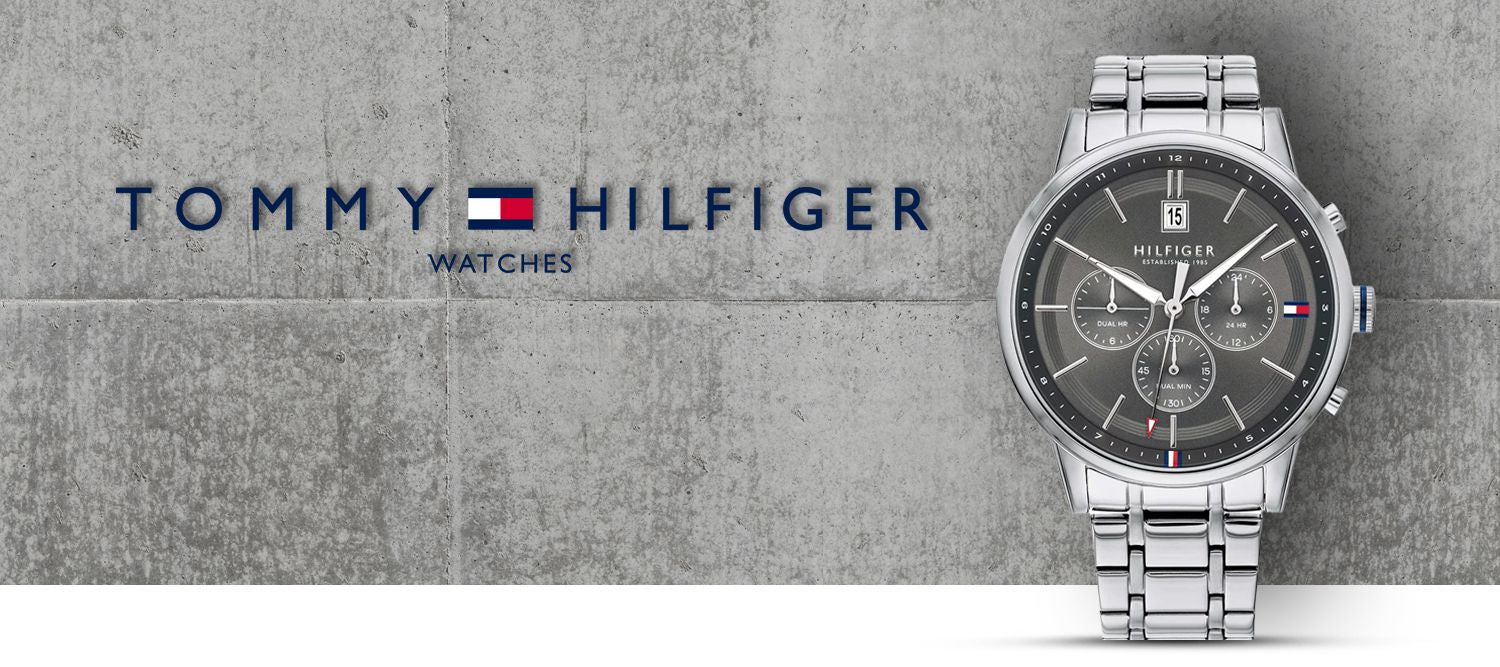 Tommy Hilfiger Kyle Chronograph Grey Dial Silver Steel Strap Watch for Men - 1791632