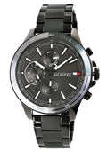 Tommy Hilfiger Bank Grey Dial Grey Steel Strap Watch for Men - 1791719