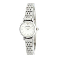 Emporio Armani Gianni White Dial Silver Steel Strap Watch For Women - AR1763