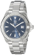 Tag Heuer Aquaracer Automatic 41mm Blue Dial Silver Steel Strap Watch for Men - WAY2112.BA0928