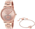 Michael Kors Jaryn Rose Gold Dial Rose Gold Steel Strap Watch for Women - MK3621