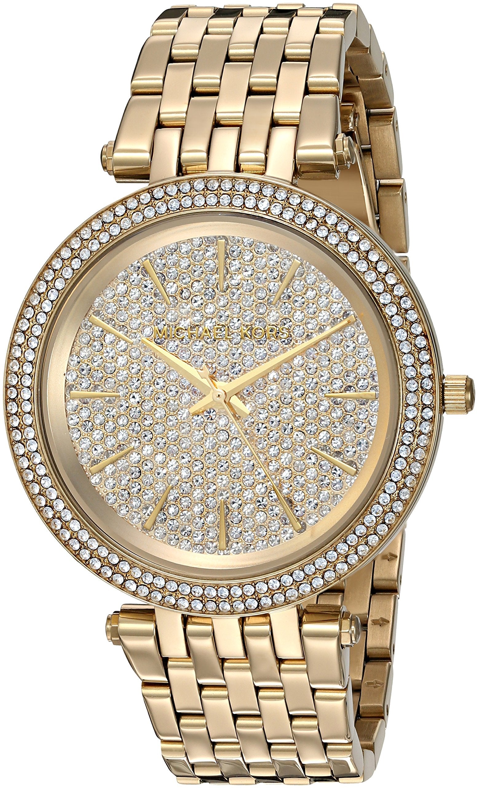 Michael Kors Darci Gold Dial Gold Steel Strap Watch for Women - MK3445