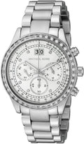 Michael Kors Brinkley Silver Dial Silver Steel Strap Watch for Women - MK6186