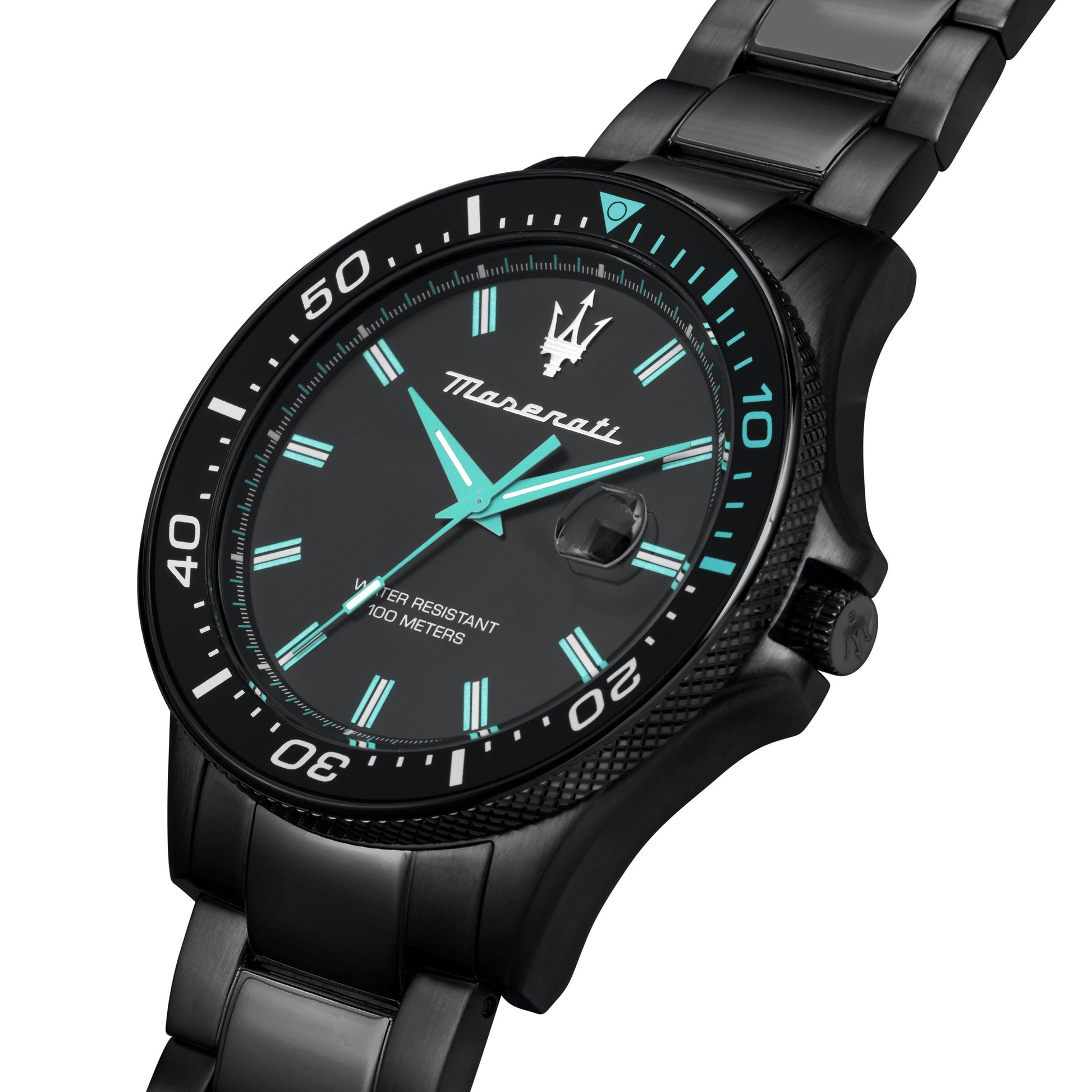 Maserati SFIDA Aqua Edition Analog Black Dial Watch For Men - R8853144001