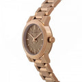 Burberry The City Beige Dial Rose Gold Steel Strap Watch for Women - BU9228