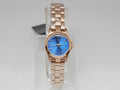 Marc Jacobs Henry Dinky Blue Dial Rose Gold Stainless Steel Strap Watch for Women - MBM3204