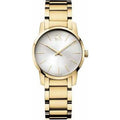 Calvin Klein City Silver Dial Gold Steel Strap Watch for Men - K2G21546