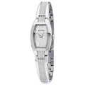 Bulova Crystal Collection Silver Dial Silver Steel Strap Watch for Women - 96L235