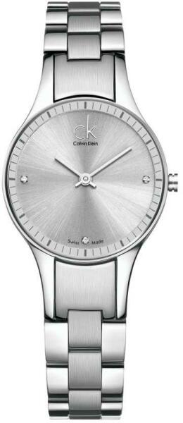 Calvin Klein Simplicity Silver Dial Silver Steel Strap Watch for Women - K4323141