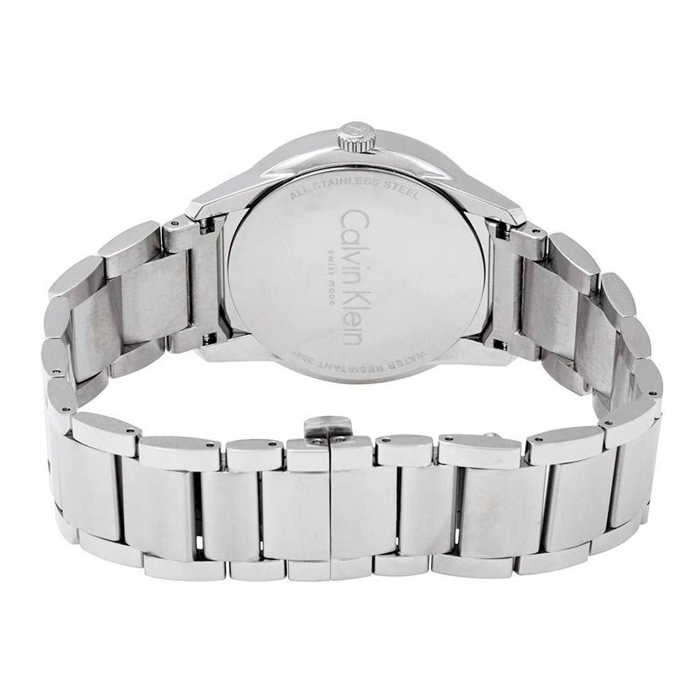 Calvin Klein City Black Dial Silver Steel Strap Watch for Men - K7Q21141