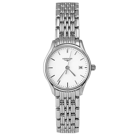 Longines Lyre Classico 25mm Stainless Steel Watch for Women - L4.259.4.12.6