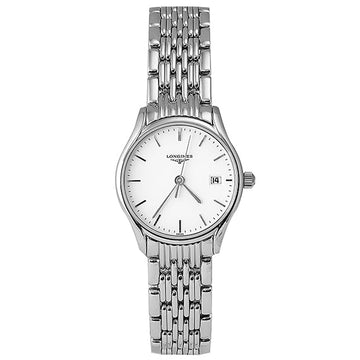 Longines Lyre Classico 25mm Stainless Steel Watch for Women - L4.259.4.12.6