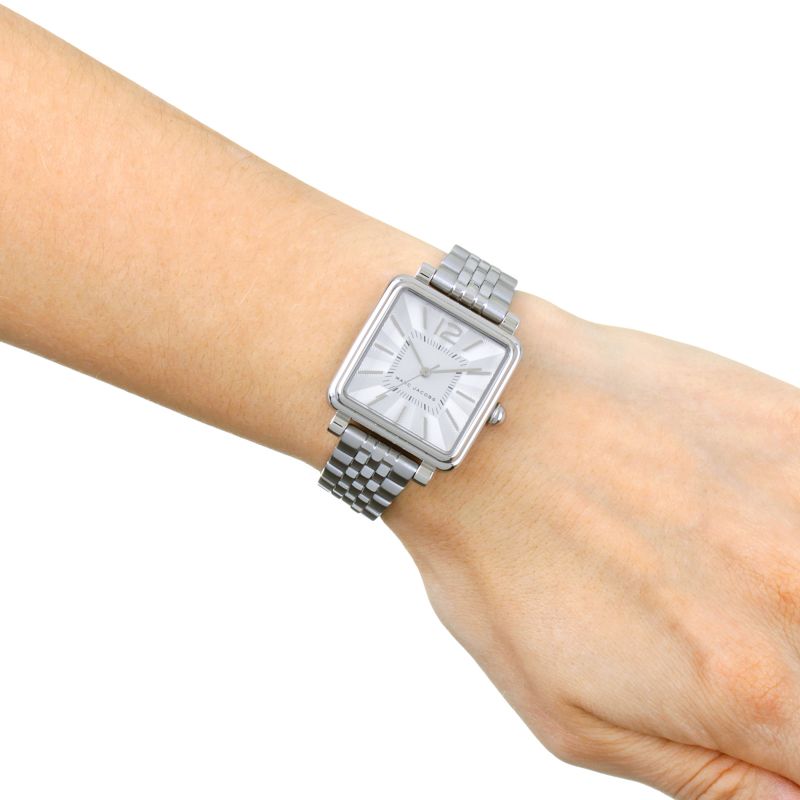 Marc Jacobs Vic Silver Dial Silver Stainless Steel Strap Watch for Women - MJ3461