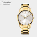 Calvin Klein City Silver Dial Gold Steel Strap Watch for Men - K2G21546